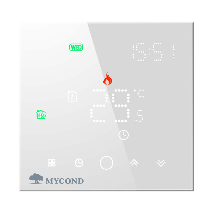 Пульт керування теплою підлогою Mycond Block (Wi-Fi), Білий (MC-HB-W-WF)