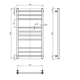 Рушникосушка Navin Loft 500х1000 Фото - 2