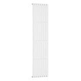 Вертикальный радиатор Navin Ellipse 480х1800-8, anticor, белый Фото - 1