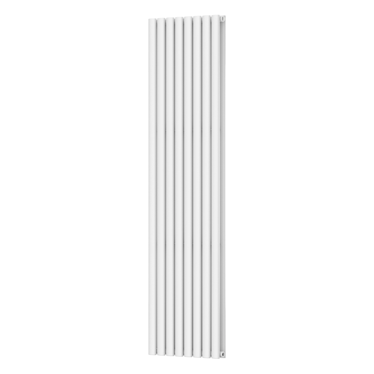 Вертикальный радиатор Navin Ellipse Double 480х1800-8, anticor, белый Фото - 1