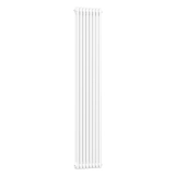 Вертикальный радиатор Navin Calidum 2-8 380х1800, anticor, белый Фото - 1