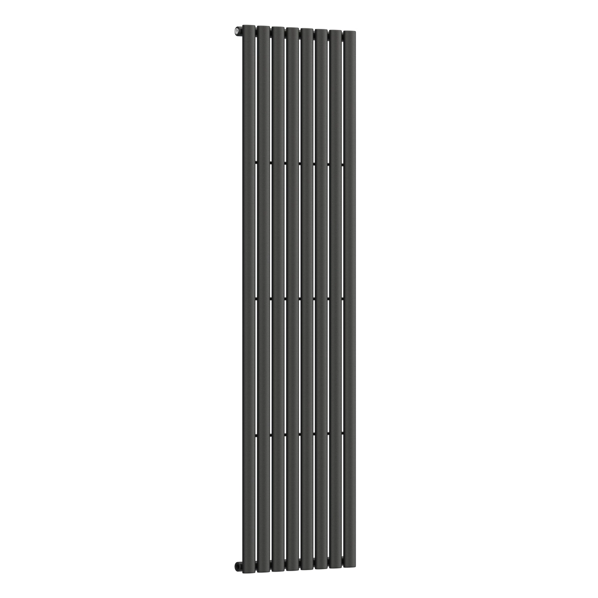 Вертикальный радиатор Navin Ellipse 480х1800-8, anticor, черный муар Фото - 1