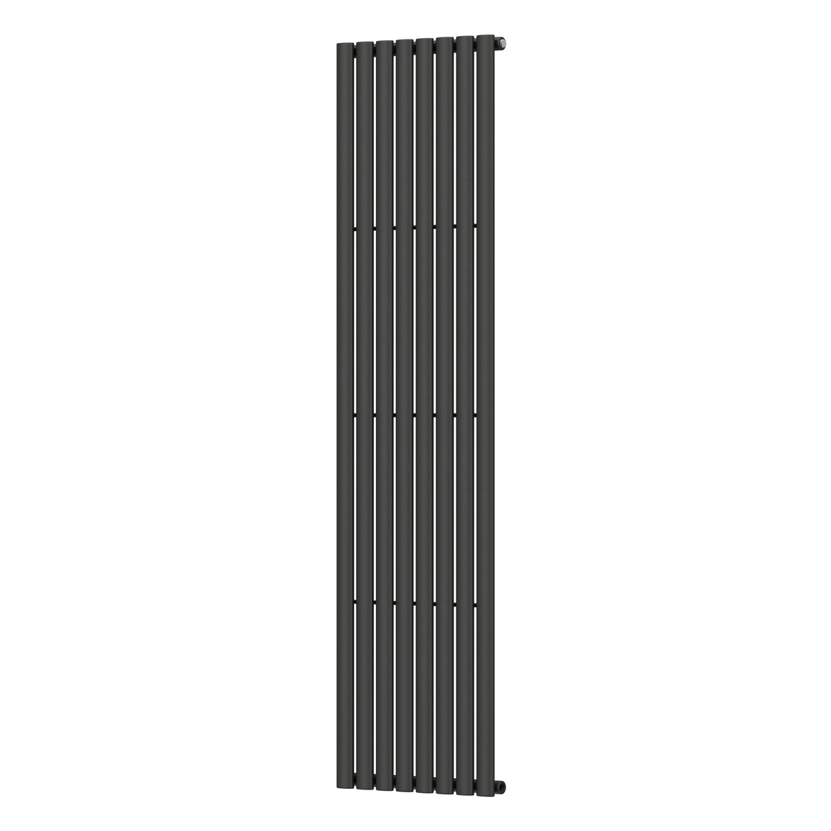 Вертикальный радиатор Navin Ellipse 480х1800-8, anticor, черный муар Фото - 2