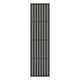 Вертикальный радиатор Navin Ellipse 480х1800-8, anticor, черный муар