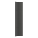 Вертикальный радиатор Navin Ellipse 480х1800-8, anticor, черный муар Фото - 1