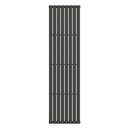 Вертикальний радіатор Navin Ellipse 480х1800-8, anticor, чорний муар