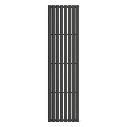 Вертикальний радіатор Navin Ellipse 480х1800-8, anticor, чорний муар