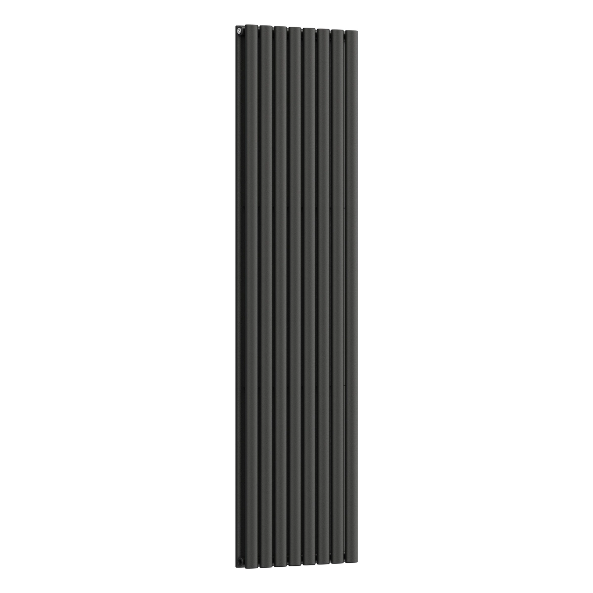 Вертикальний радіатор Navin Ellipse Double 480х1800-8, anticor, чорний муар Фото - 1