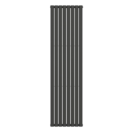 Вертикальный радиатор Navin Ellipse Double 480х1800-8, anticor, черный муар