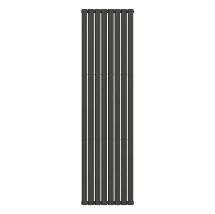 Вертикальный радиатор Navin Ellipse Double 480х1800-8, anticor, черный муар