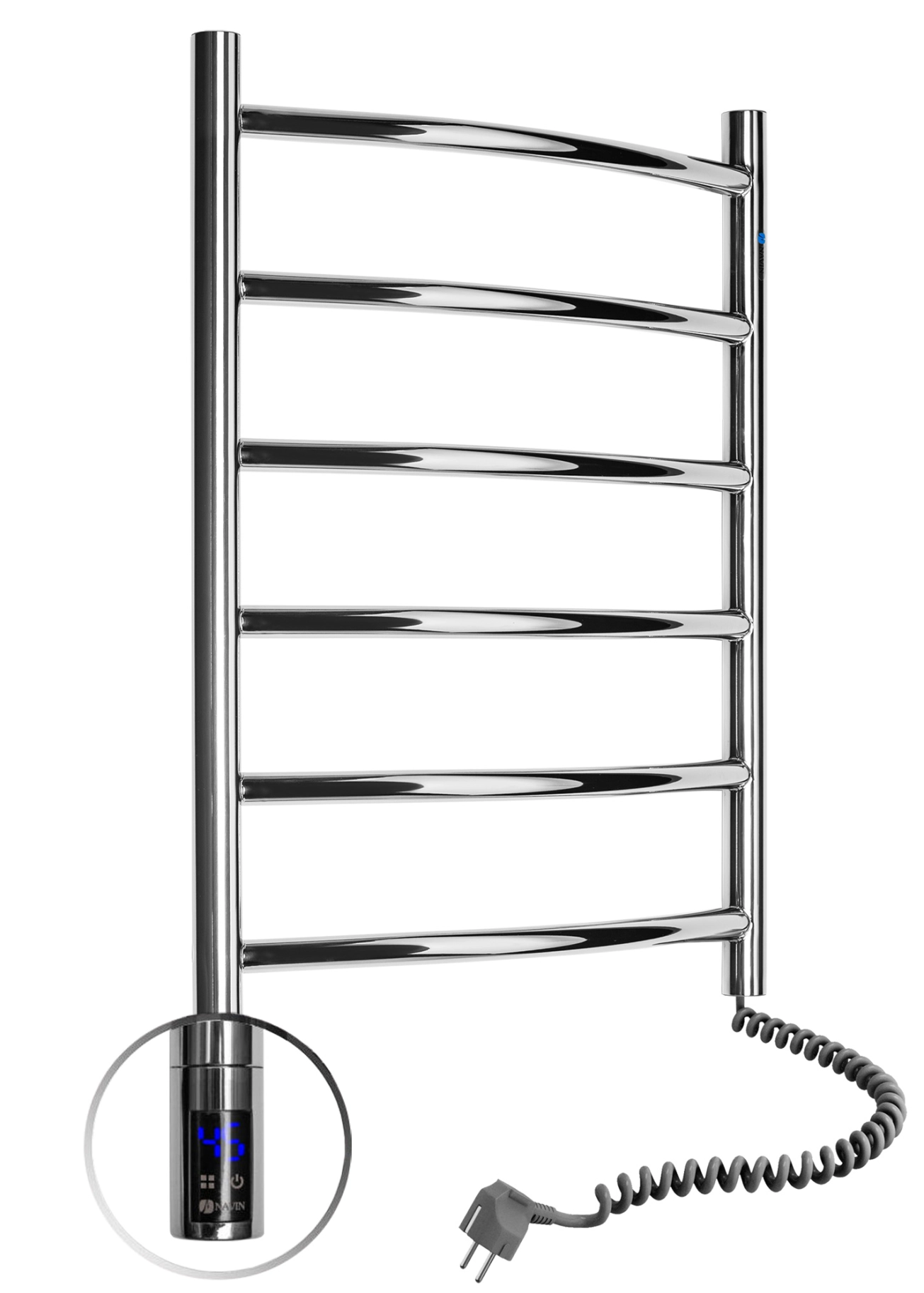 Рушникосушка Navin Камелія 480х600 Sensor права з таймером Фото - 1
