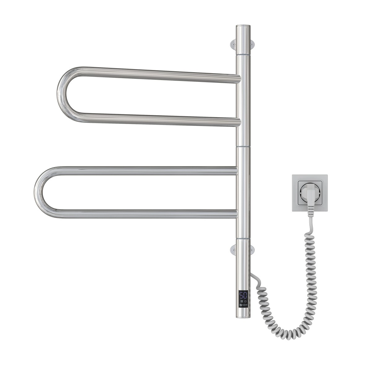 Рушникосушка електрична Navin Fouette 480х600 Sensor з таймером Фото - 1