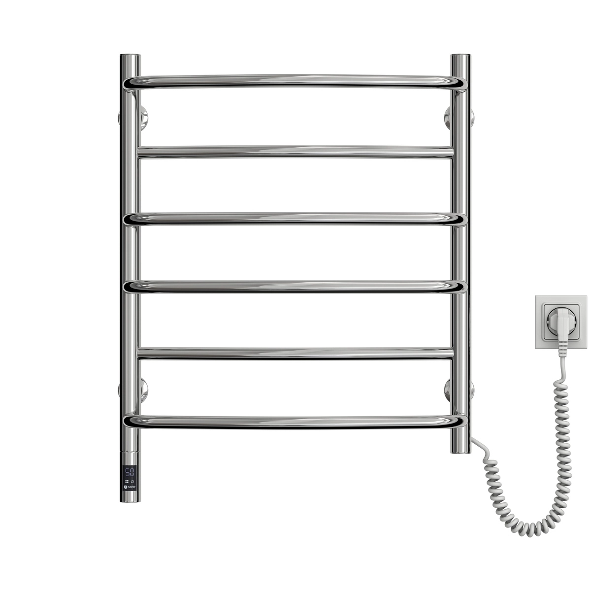 Рушникосушка Navin Омега 530х600 Sensor права з таймером Фото - 1