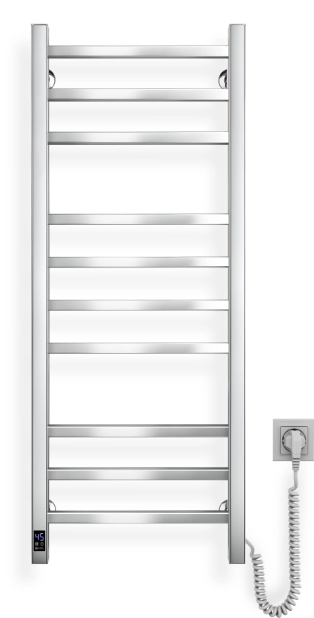 Електрична рушникосушарка Navin Loft 400х1000 Sensor з таймером, нержавіюча, права