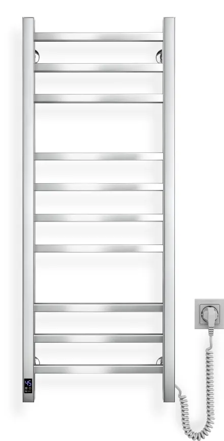 Электрический полотенцесушитель Navin Loft 400х1000 Sensor с таймером, нержавеющий, правый