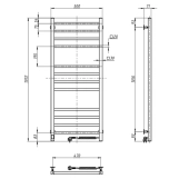 Рушникосушка Navin Loft 500х1200 Sensor з таймером, права Фото - 5