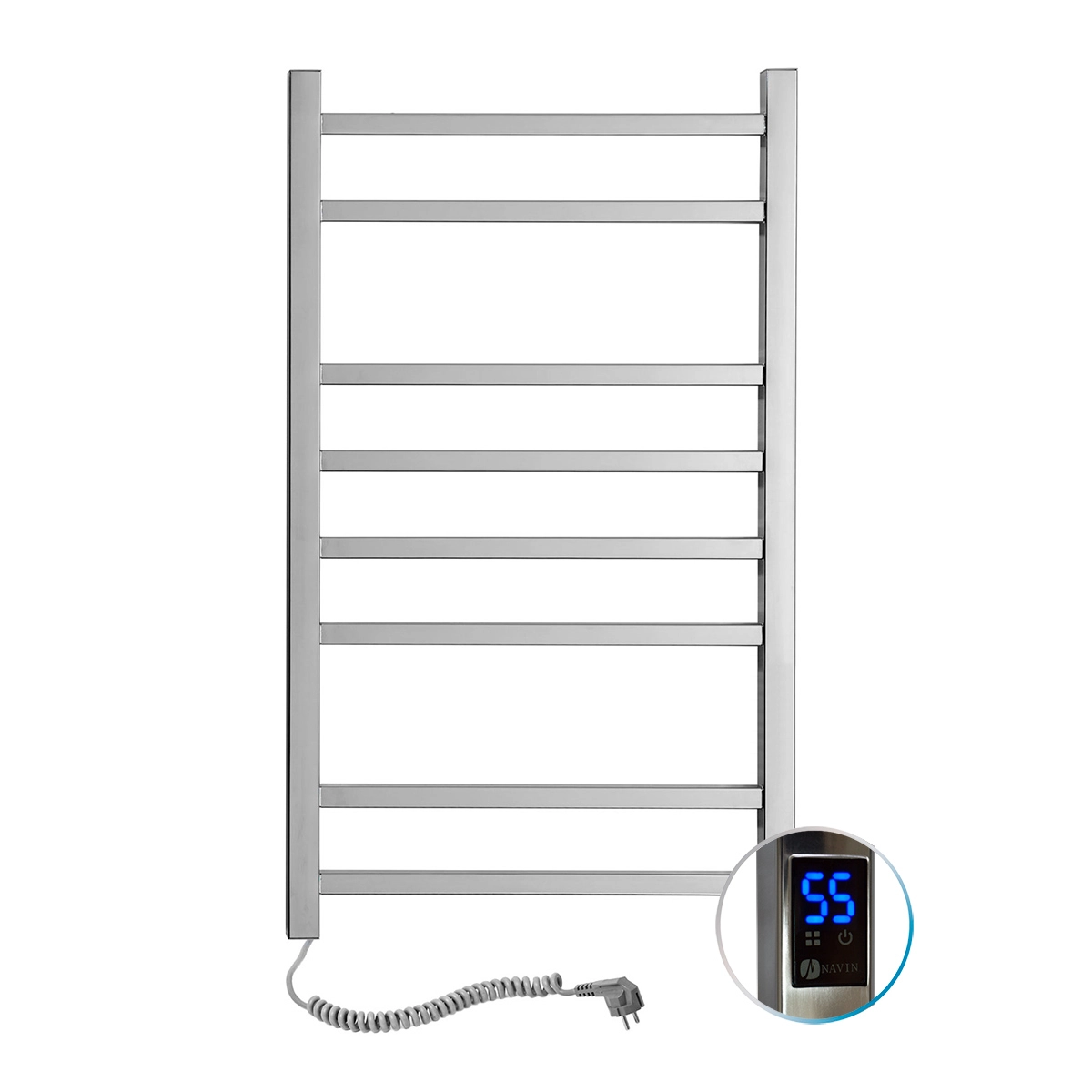Рушникосушка Navin Loft 500х800 Sensor з таймером, ліва Фото - 1