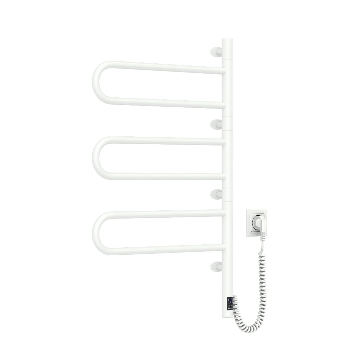 Полотенцесушитель Navin Fouette 480х800 Sensor с таймером, белый