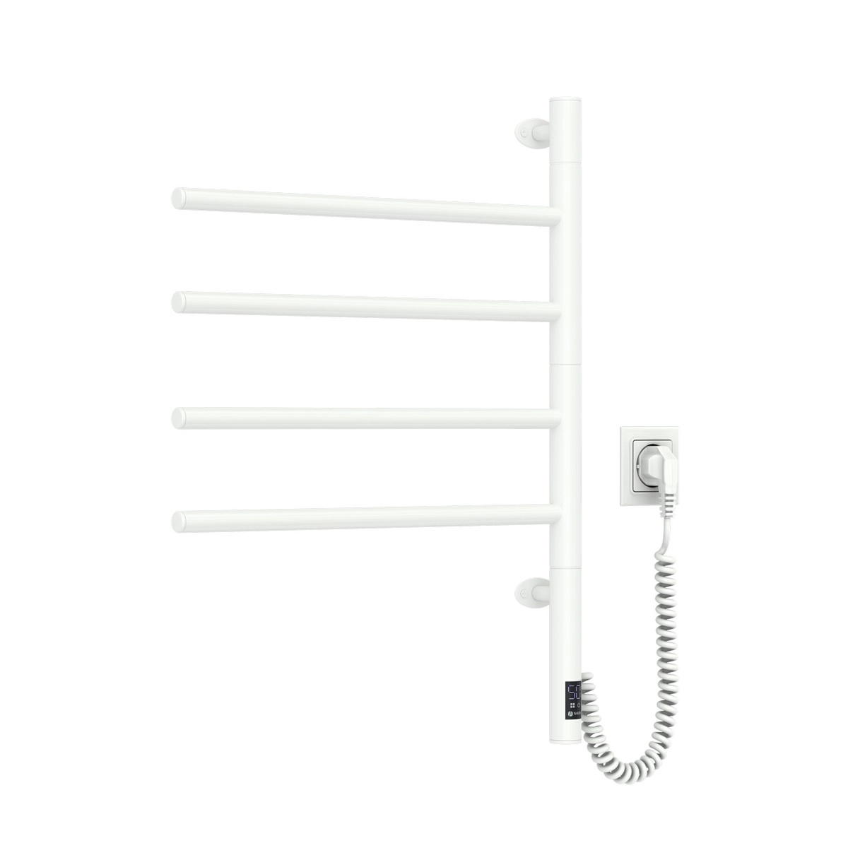 Полотенцесушитель Navin Arabesque 480х600 Sensor с таймером, белый