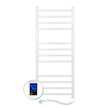 Рушникосушка Navin Loft 500х1200 Sensor правобічна з таймером, біла