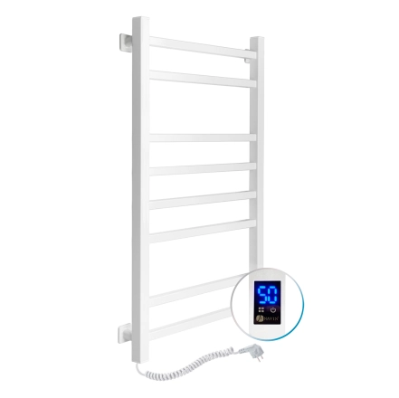 Рушникосушка Navin Loft 500х800 Sensor лівобічна з таймером, біла