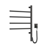 Рушникосушка Navin Arabesque 480х600 Sensor з таймером, чорний муар