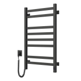 Рушникосушка Navin Авангард 480х800 Sensor лівобічна з таймером, чорний муар