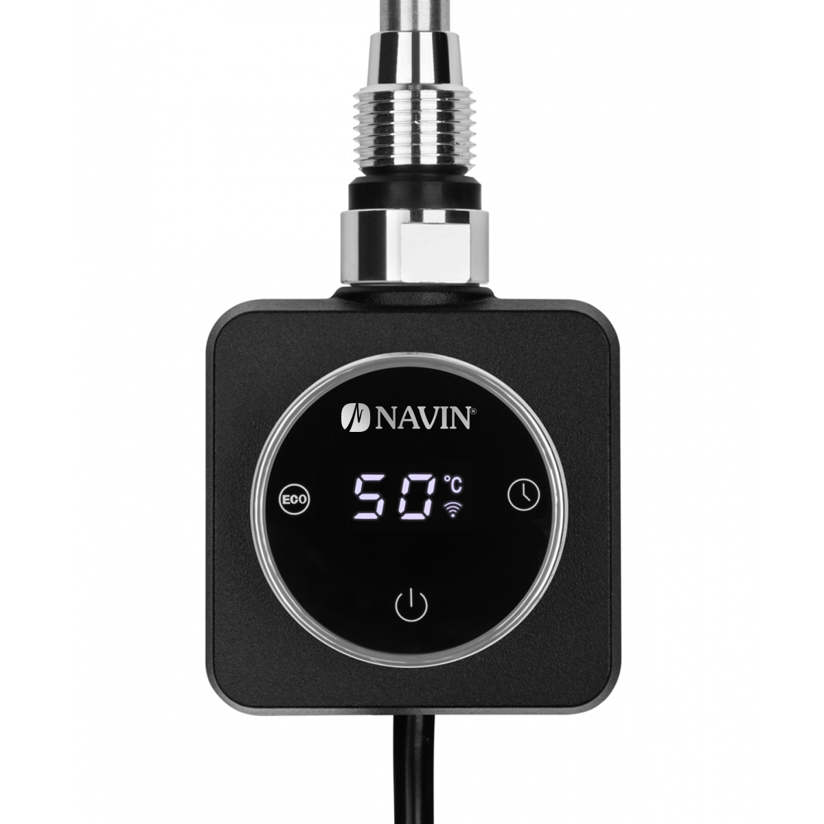 ТЭН для полотенцесушителя NAVIN Accorto 300W черный с WIFI Фото - 3