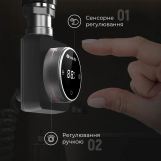 ТЭН для полотенцесушителя NAVIN Accorto 300W черный с WIFI Фото - 4