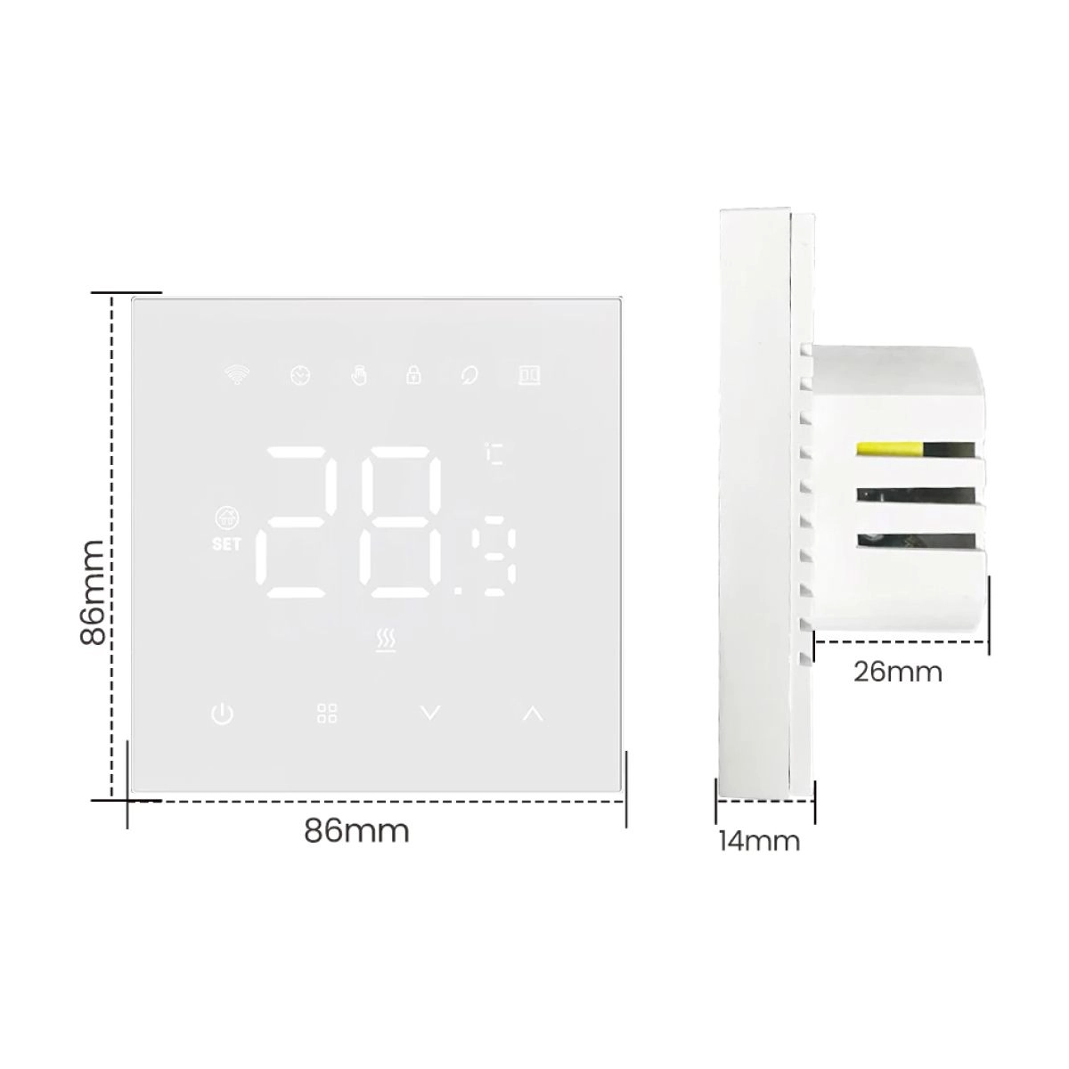 Терморегулятор для газового котла NAVIN WT410 W-3А с Wi-Fi Фото - 5