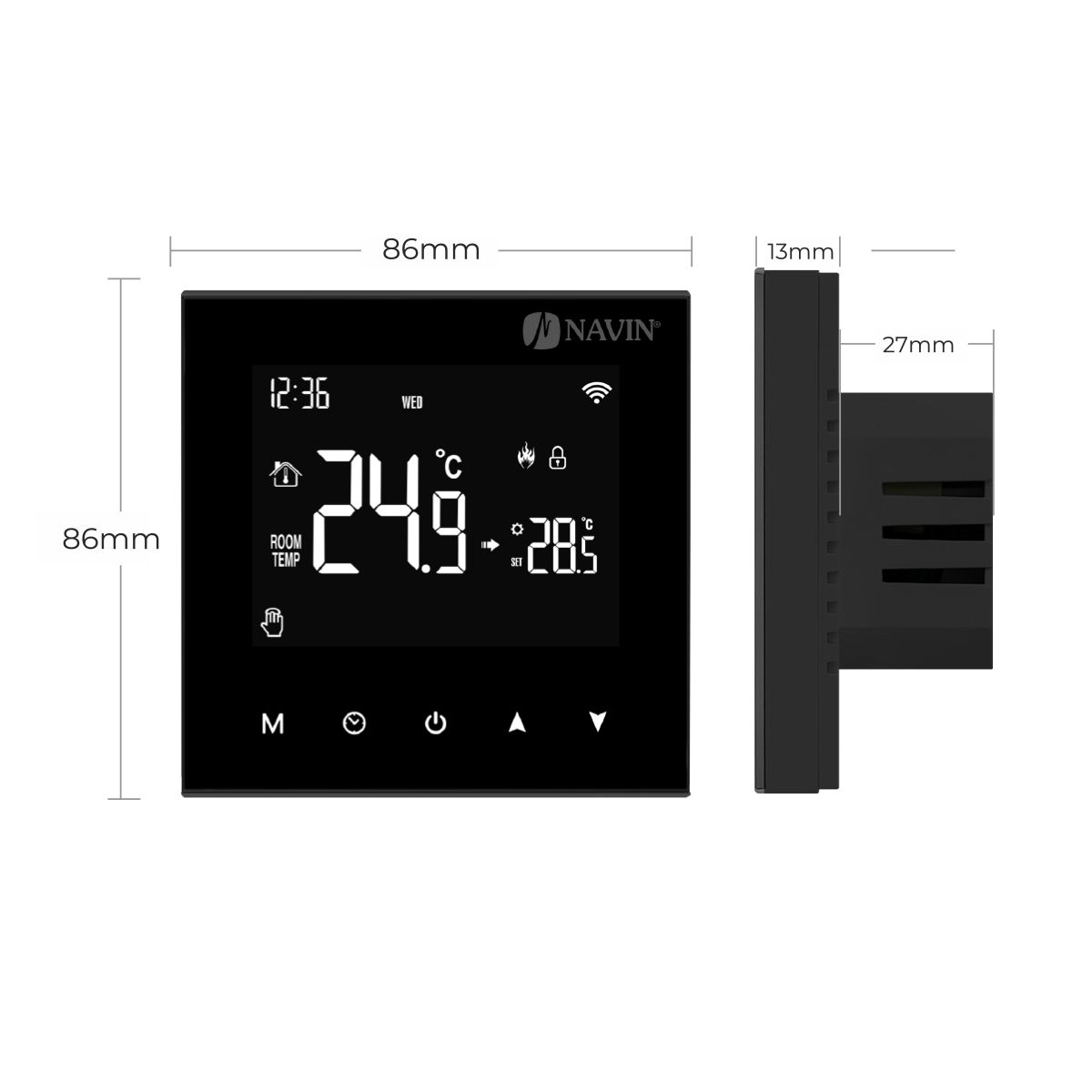 Терморегулятор для газового котла NAVIN WT100 B-3А з Wi-Fi Фото - 4