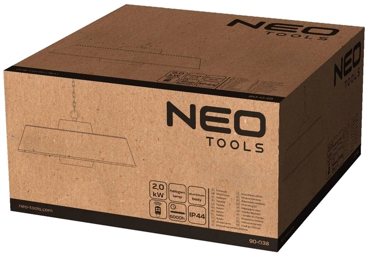 Обогреватель инфракрасный Neo Tools подвесной 2000 Вт (90-038) Фото - 7