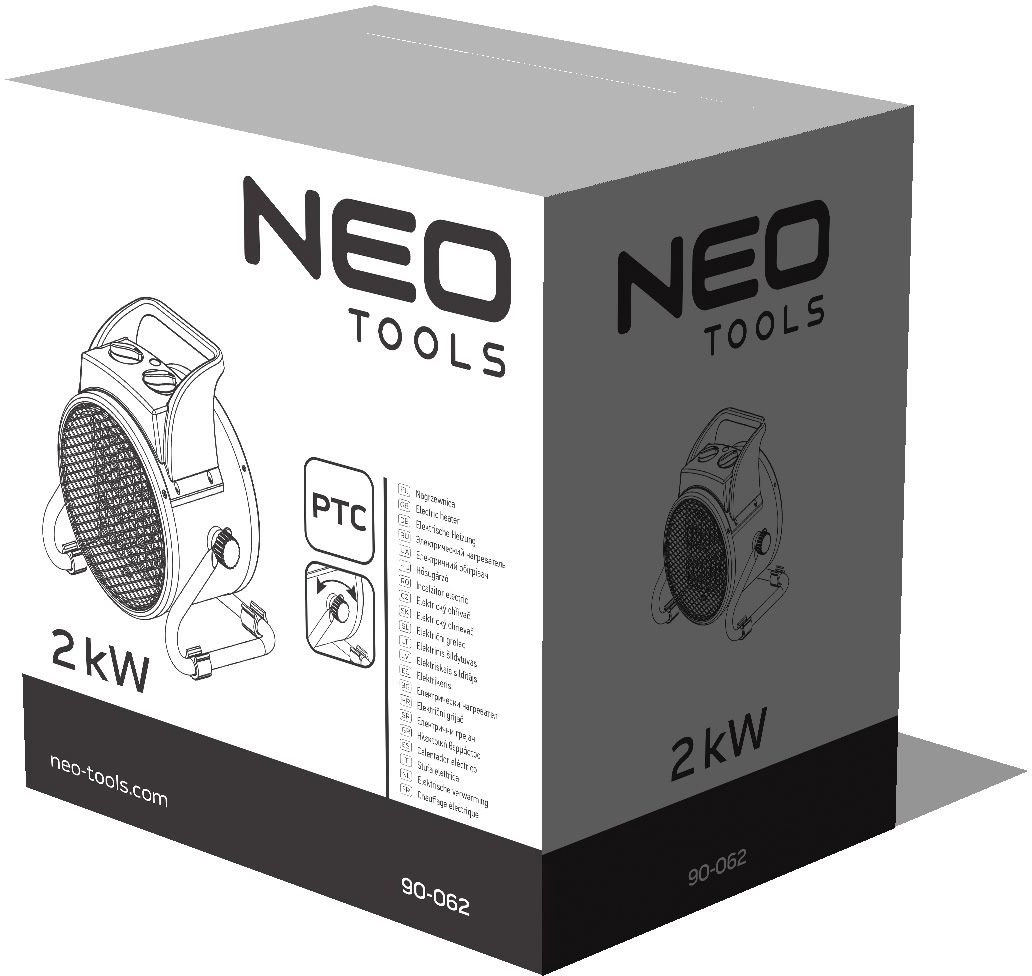 Теплова гармата NEO TOOLS керамічна (90-062) Фото - 3