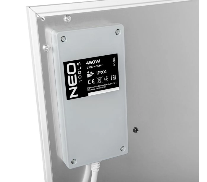 Панель інфрачервона Neo Tools 450Вт (90-105) Фото - 10