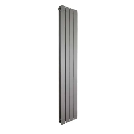 Радиатор алюминиевый (4 секции) NOVA FLORIDA LEDRO S/90 1800 мм GRAPHITE