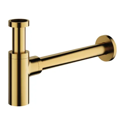 Сифон для умывальника Omnires brushed gold (A186GLB)