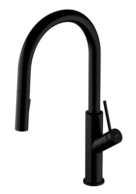 Смеситель для кухни Omnires Bend matt black (BE6455BL)