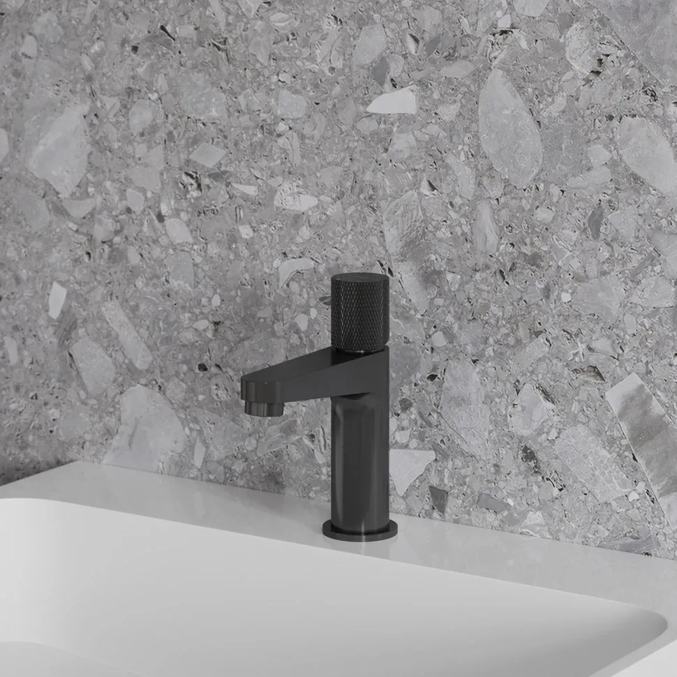 Смеситель для умывальника Omnires Contour anthracite (CT8010AT) Фото - 1