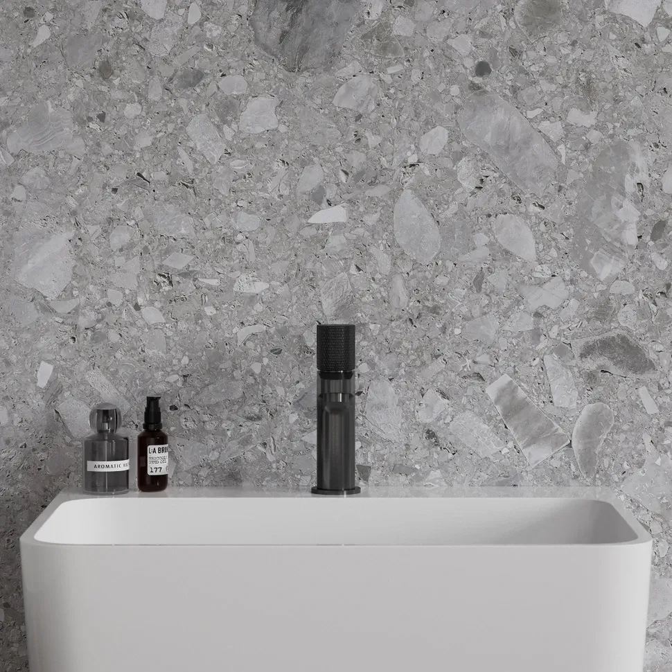 Смеситель для умывальника Omnires Contour anthracite (CT8010AT) Фото - 2
