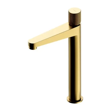 Смеситель для умывальника Omnires Contour высокий, brushed gold (CT8012GLB)