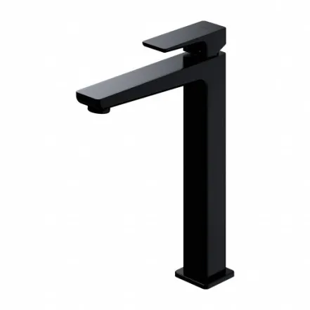 Смеситель для умывальника Omnires Parma black mat, высокий (PM7412BL)