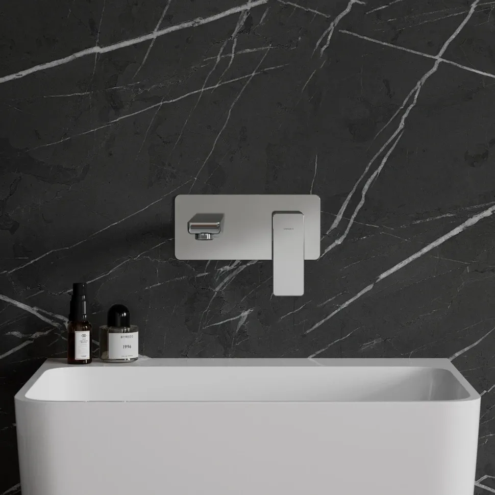 Смеситель для умывальника скрытого монтажа Omnires Parma chrome (PM7415CR) Фото - 2