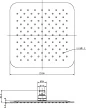 Душова система Omnires Parma black mat (PM7444BL) Фото - 2