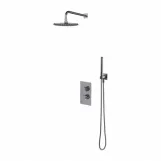 Душевая система скрытого монтажа с термостатом Omnires Contour chrome (SYSCT11CR)