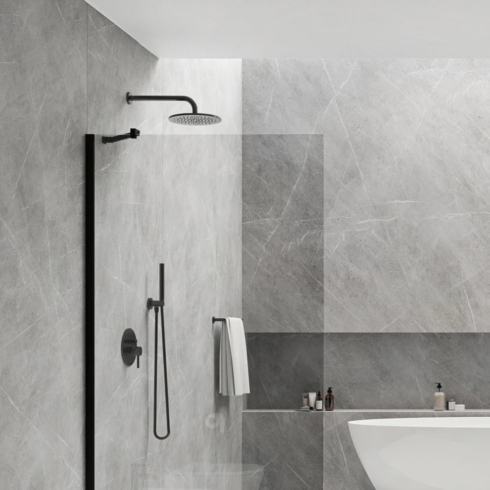 Душова система Omnires Y black (SYSY18BL) Фото - 3