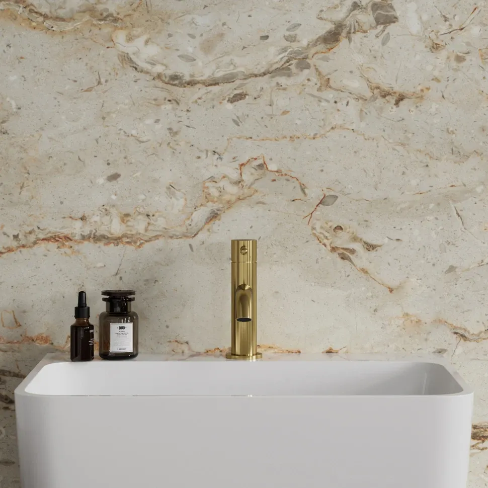Смеситель для умывальника Omnires Y brushed gold (Y1210NGLB) Фото - 1