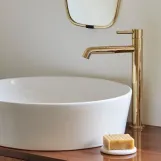 Смеситель для умывальника Omnires Y gold, высокий (Y1212GL) Фото - 2