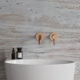 Смеситель для умывальника скрытого монтажа Omnires Y brushed copper (Y1215HCPB) Фото - 2