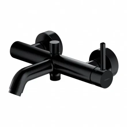 Смеситель для ванны и душа Omnires Y black (Y1230BL)