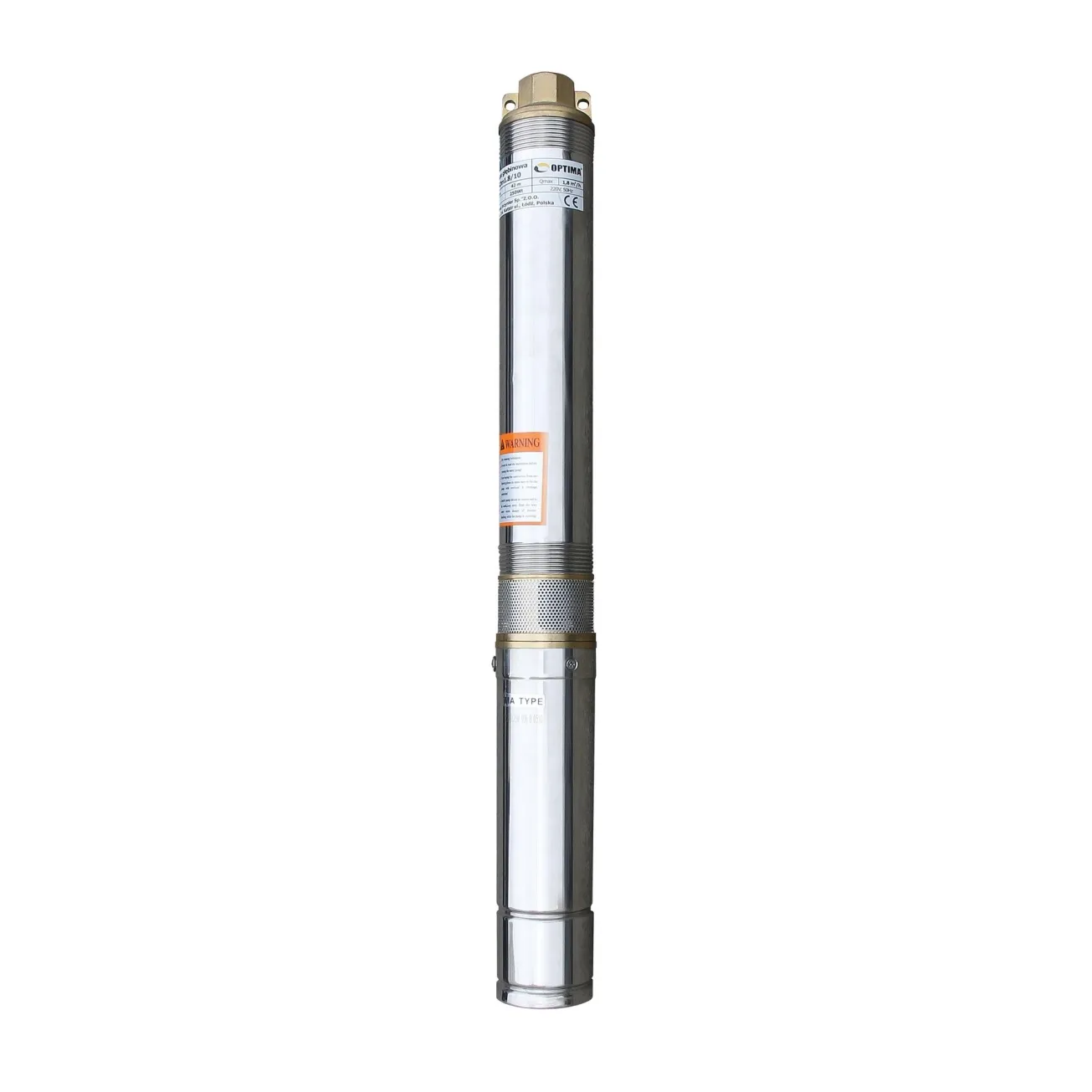 Насос скважинный с повышенной устойчивостью к песку 3″ OPTIMA 3SDm2,5/28 1,1 кВт 117м + пульт+кабель 15м